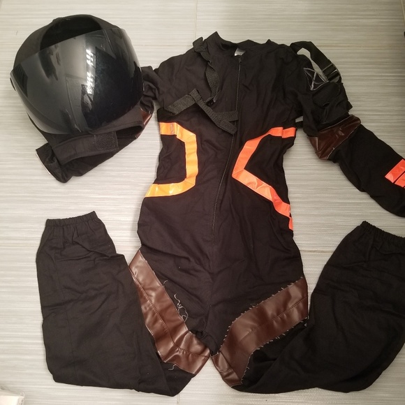 FORTNITE DARK VOYAGER kids COSTUME size M (8-10) - Picture 2 of 4